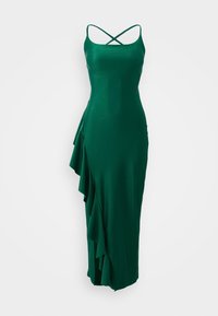 WEDDING GRACE RUFFLE MAXI - Haljina od žerseja - forest green