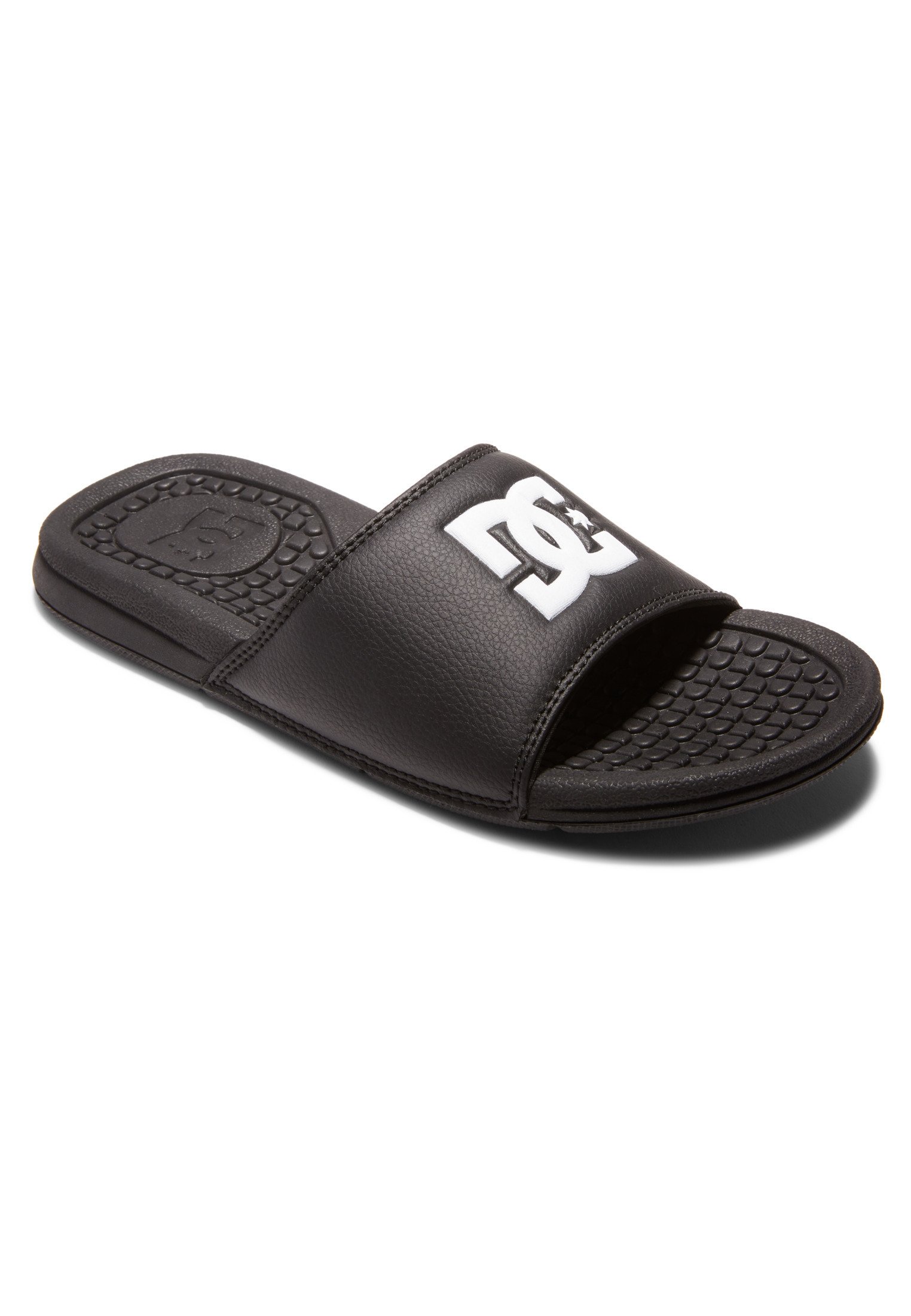 DC Shoes BOLSA - Chanclas de baño - black/white/negro - Zalando.es