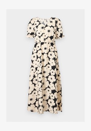 JDY, JDYTROYA LIFE MIDI DRESS - Denné šaty - black/tapioca