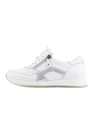 Sneakers laag - weiss silber
