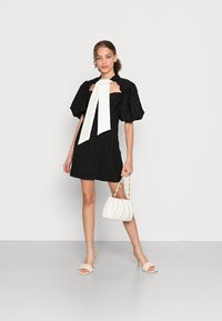 Sister Jane FAUNA JACQUARD MINI DRESS - Vestido de cocktail / Vestido de festa - black
