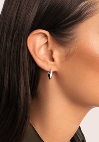 Singularu TWIST - Pendientes - silver-coloured