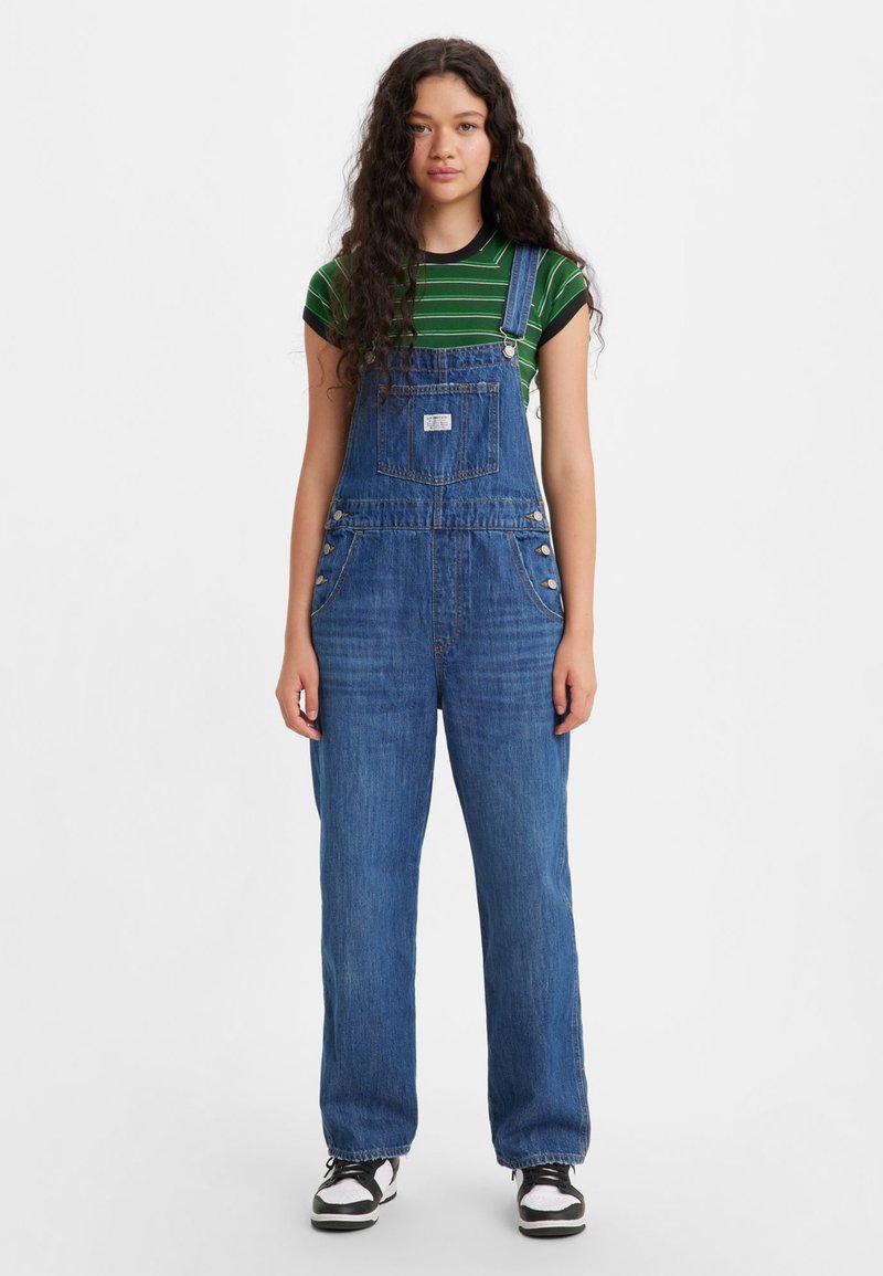 Levi's® VINTAGE DENIM OVERALLS - Lappuhaalarit - blue denim