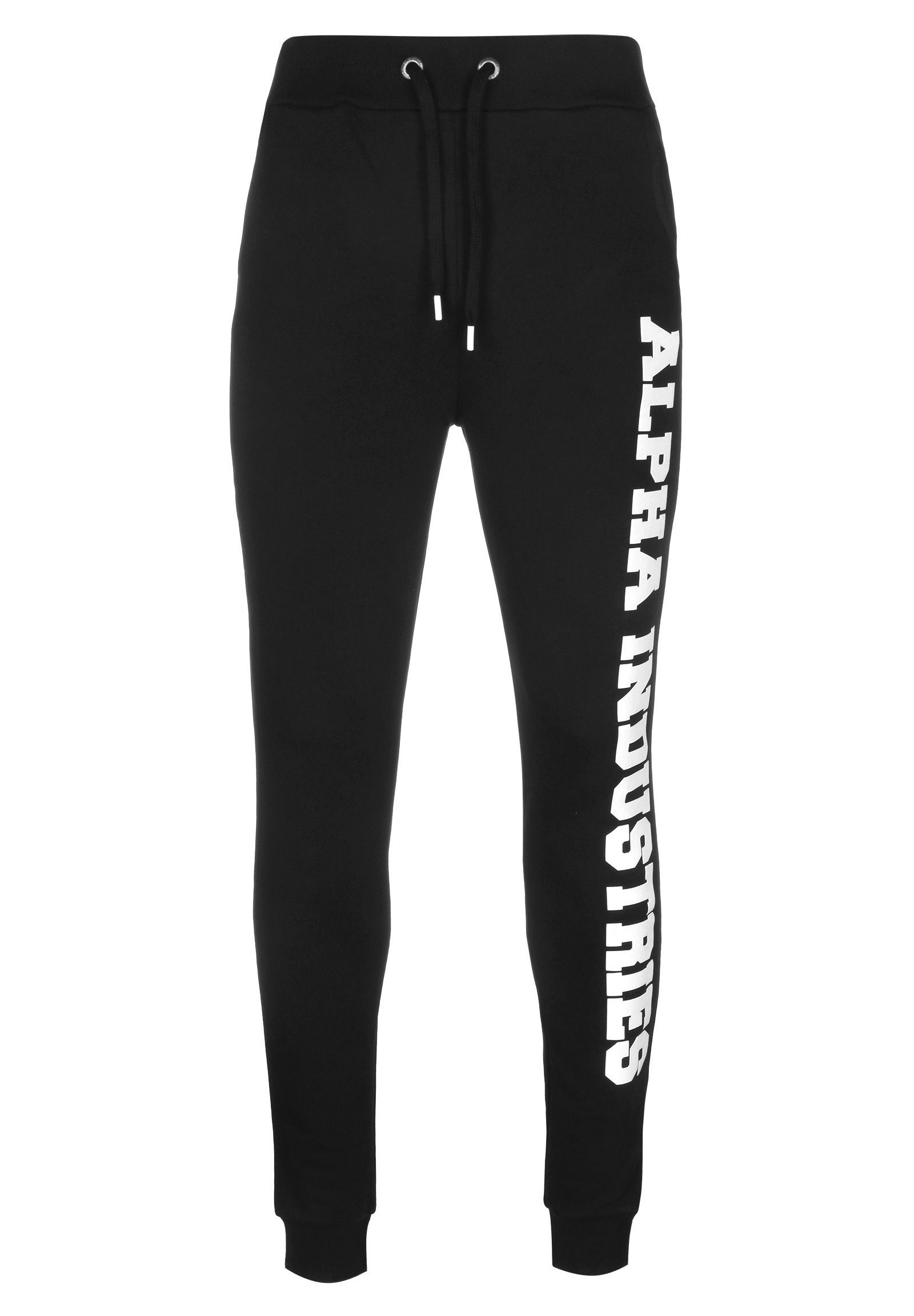 Alpha Industries BIG LETTERS JOGGER Jogginghose black/schwarz