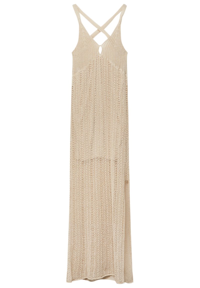 PULL&BEAR CROCHET Maxi dress camel Zalando.ie