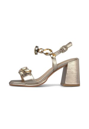 Alma en Pena, High Heel Sandalette - bronze