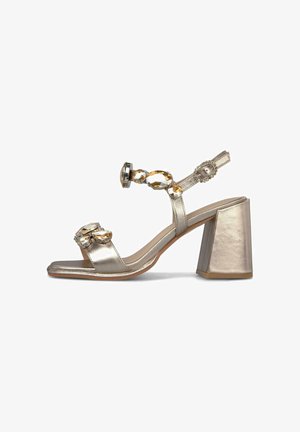 Alma en Pena, High Heel Sandalette - bronze
