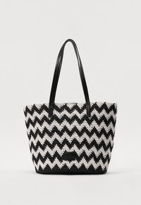 BIG TOTE - Shopping bag - black/white