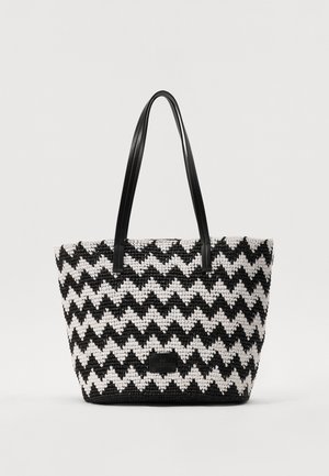 Missoni BIG TOTE - Cabas - black/white