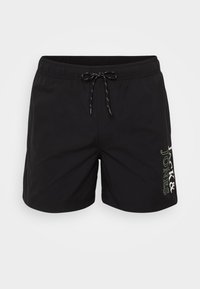 JPSTMAUI JJ DOUBLE LOGO AKM SN - Badeshorts - black