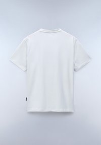 Napapijri LOGO - Nyomott mintás póló - white heron