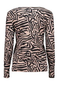 Hailys LANGARMSHIRT 2ER-SET V-AUSSCHNITT NORMALE PASSFORM - Langarmshirt - grau-grün