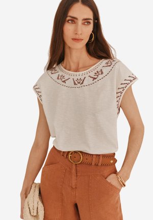 T-shirt print - off-white