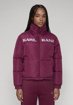 Karl Kani, RETRO ESSENTIAL PUFFER JACKET - Veste d'hiver - plum