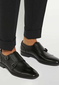 Dune London WIDE FIT SATCHIN - Instappers - black