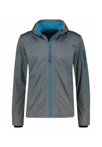 CMP MIT KAPUZE - Softshelljacke - anthrazit mel