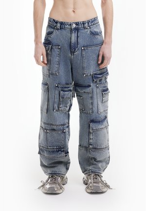 MULTIPOCKET UNISEX - Loose Jeans - blue washed