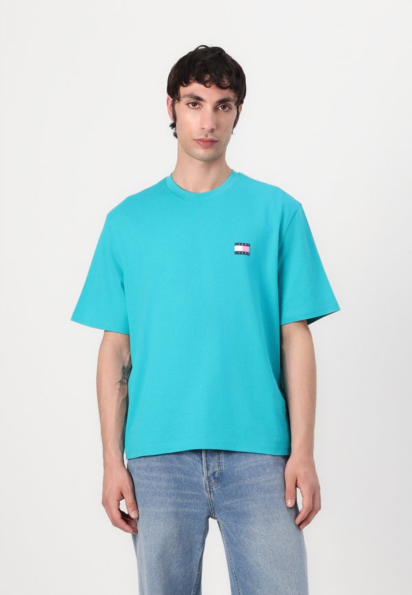 Print T-shirt - hawaiian turquoise4