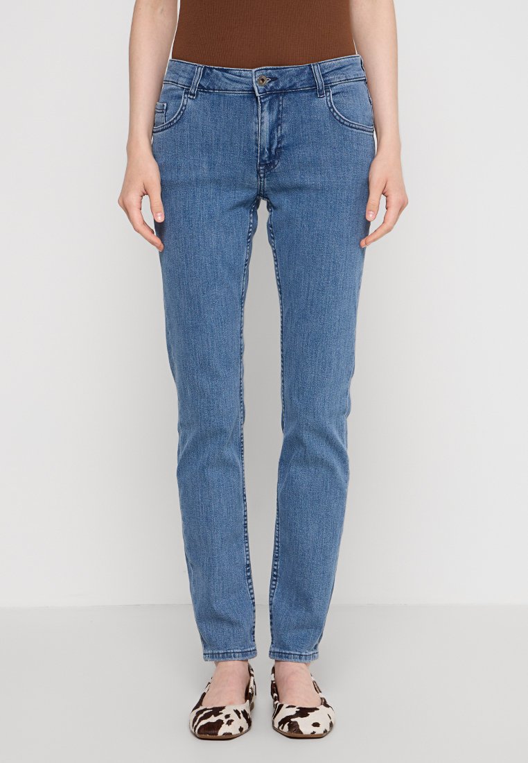 mustang Slim fit jeans blauw