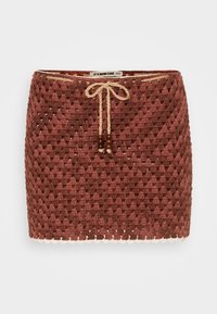 THE MINI CROCHET SKIRT - Accessorio da spiaggia - brown