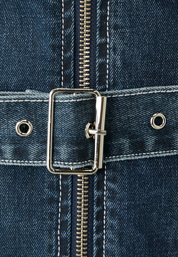 HOSE DRESS - Denim dress - indigo2