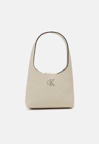 Calvin Klein Jeans - MINIMAL MONOGRAM SHOULDER BAG - Rokassoma - stone Miniatūras attēls 1