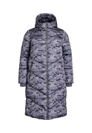LANGE CAMOUFLAGE-STEPP - Vinterkappa /-rock - lava smoke aop