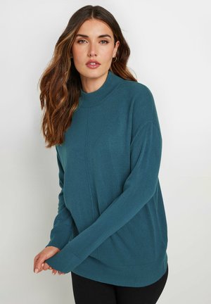 TURTLE NECK - Jumper - teal