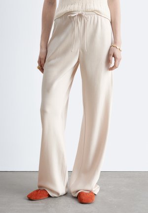 & OTHER STORIES, & OTHER STORIES DRAWSTRING TWILL TROUSERS - Püksid - camel