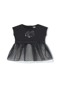 KARL LAGERFELD KIDS Robe de soirée - noir ecru