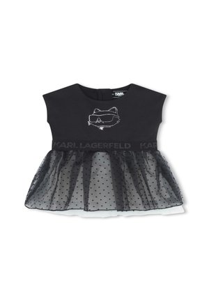 KARL LAGERFELD KIDS Robe de soirée - noir ecru