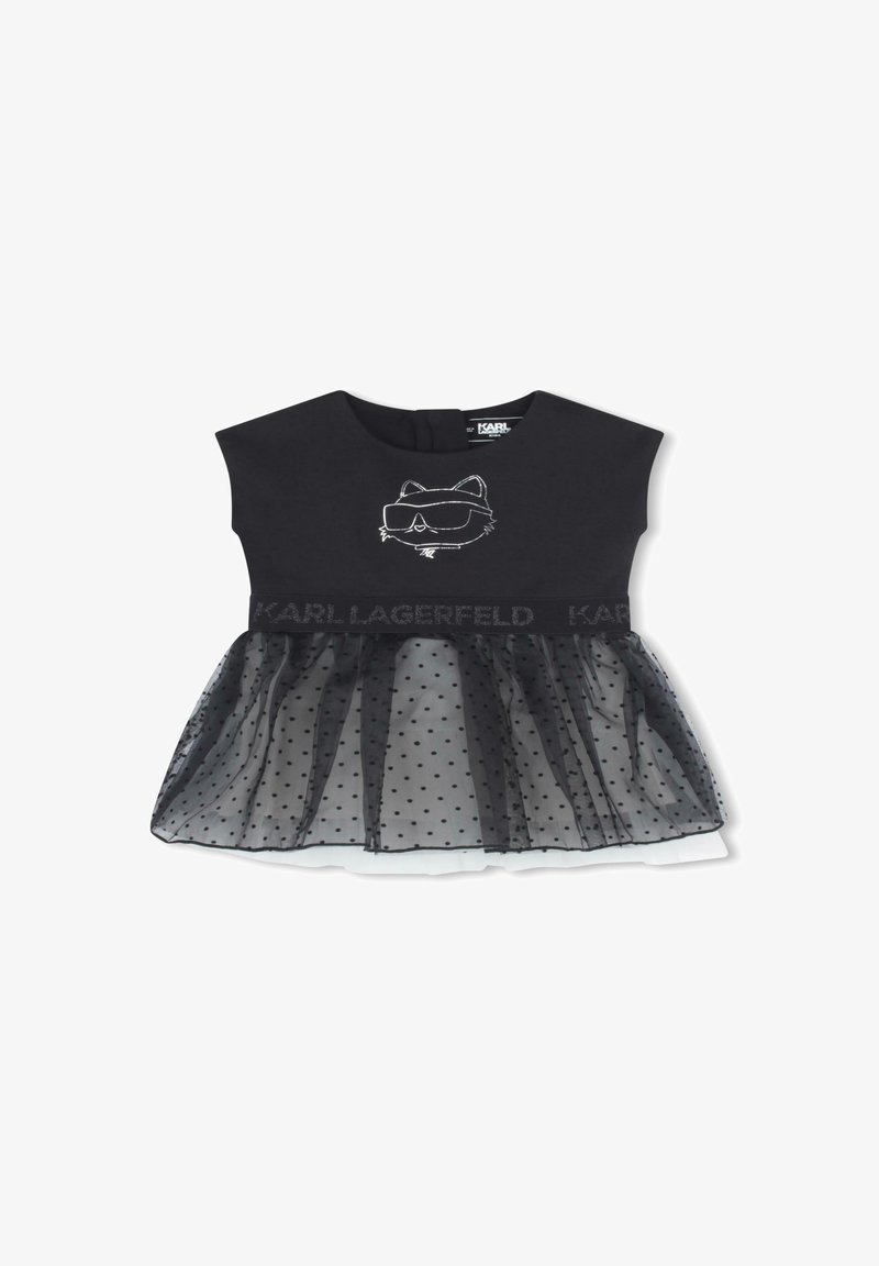 KARL LAGERFELD KIDS Robe de soirée - noir ecru
