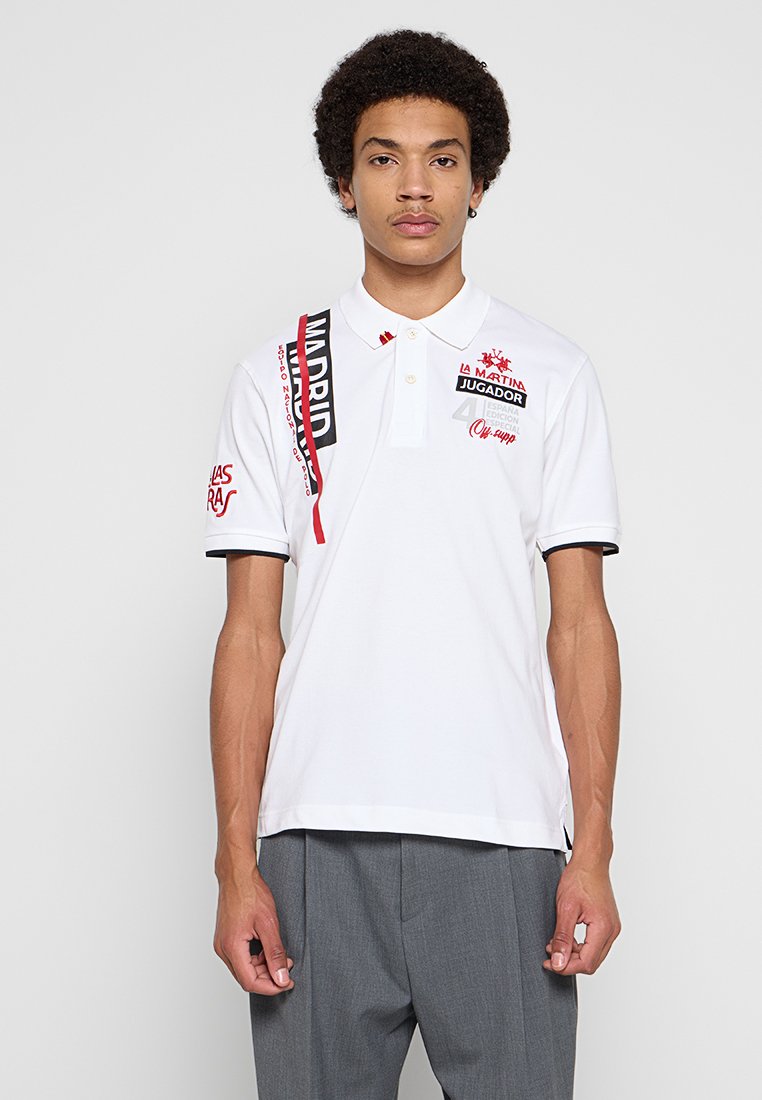 LA MARTINA Poloshirt wit