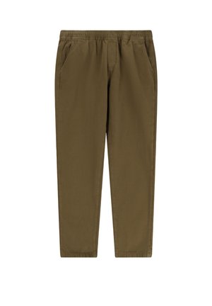 MIT ELASTISCHEM BUND - Trousers - dunkelgrün
