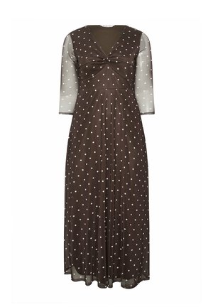 Yours Clothing, PLUS SIZE OCCASION DRESSES - Abiti per occasioni speciali - chocolate