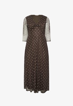 Yours Clothing, PLUS SIZE OCCASION DRESSES - Abiti per occasioni speciali - chocolate