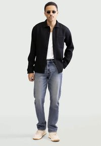 Redefined Rebel CHEN OVERSHIRT REGULAR FIT - Camisa - black
