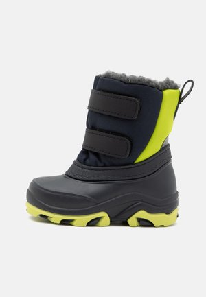 Botas para la nieve - dark blue/neon green
