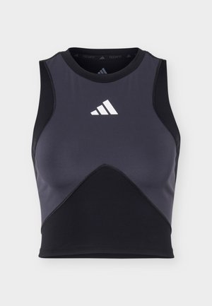 adidas Performance, TANK - Top - black/carbon