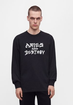 Aries, ARIES AND DESTROY TEE - T-shirt à manches longues - black
