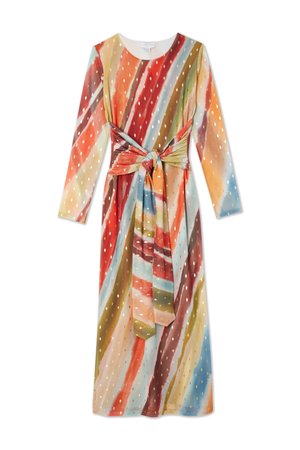 SUNSET MIDI DRESS - Cocktail dress / Party dress - orange