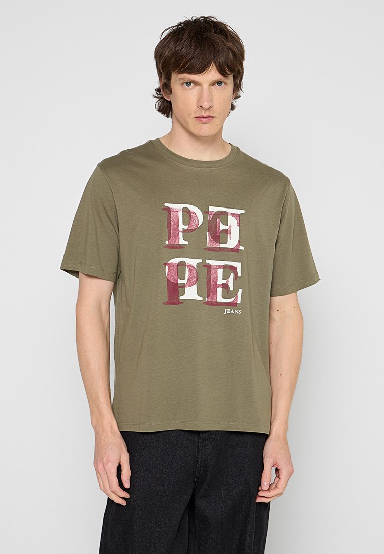Pepe Jeans T-shirt print groen
