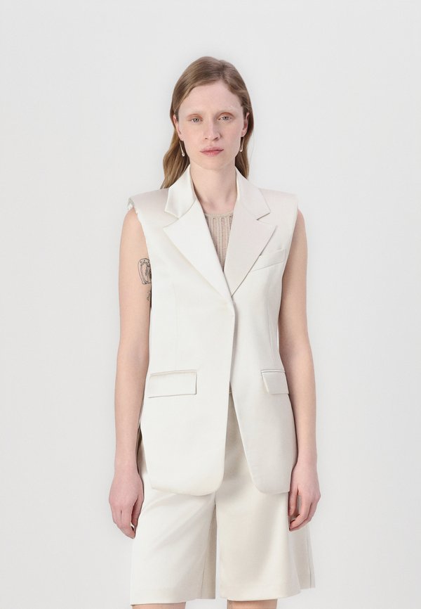 GILET - Blazer - ceramic ivory