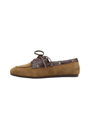 HUNE, BELOVED - Chaussures bateau - camel