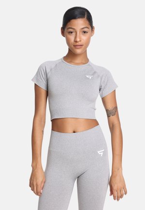 TOUGHER SEAMLESS SPORT - Športové tričko - light grey