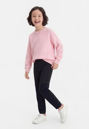 Emporio Armani UNISEX - Pantalon de survêtement - blu navy/flock blu