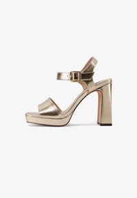 Witte leerlook Vizzano sandalen met hoge hak Witte leerlook Vizzano sandalen met hoge hak