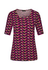 Niet geselecteerd, pink aubergine/peach patterned