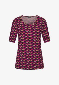 Unausgewählt, pink aubergine/peach patterned