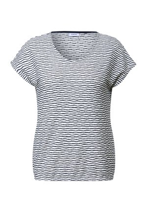 Cecil GEMUSTERTES - Print T-shirt - blau